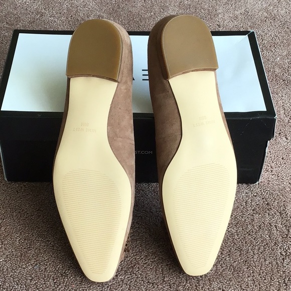 Brand New Taupe Suede Flats - Picture 3 of 3